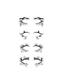 Halloween Eyeliner Stick Scary Fashion Party Makeup Kit Bat Spider Decorative Eyeliner Eyeshadow Stick (Option: 1pc)